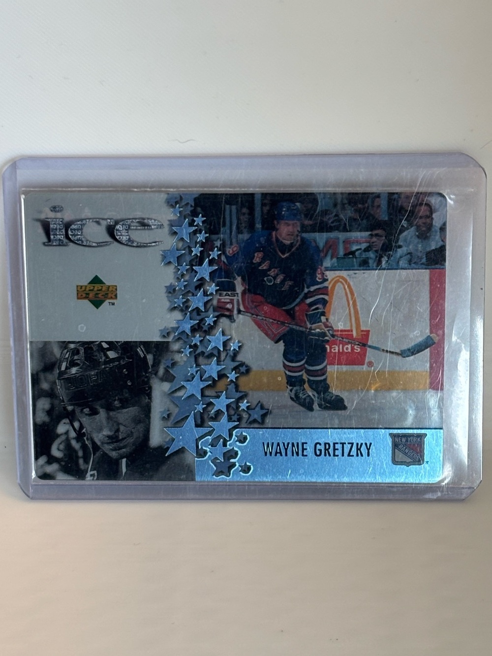 Wayne Gretzky 1997-98 Upper Deck Ice McDonald’s #McD1 NY Rangers